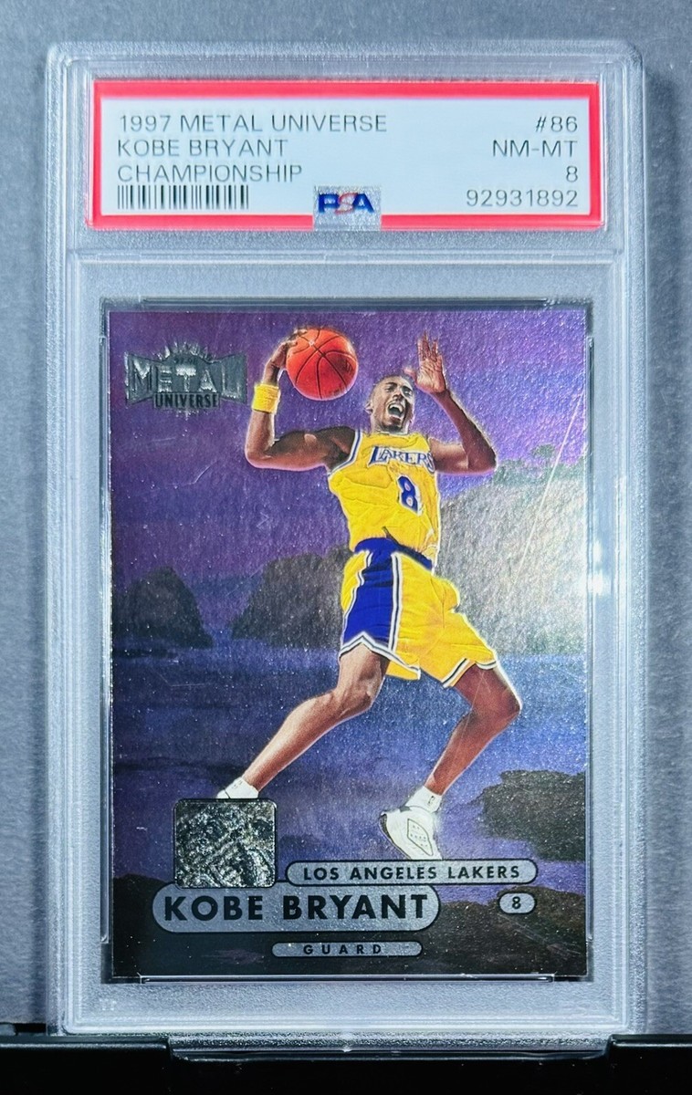 シングルカード Kobe Bryant l Universe 1997 NBA KOBE BRYANT - 1997🔥METAL UNIVERSE “CHAMPIONSHIP” #86 / PSA