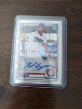 2020 Bowman Chrome Draft Thomas Saggese Prospect Autograph Auto