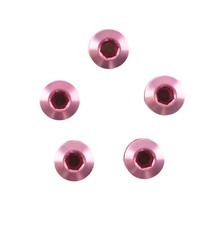 OMNI Racer WORLDS LIGHTEST Ultra-Lite Road Crankset Chainring Bolts: PINK