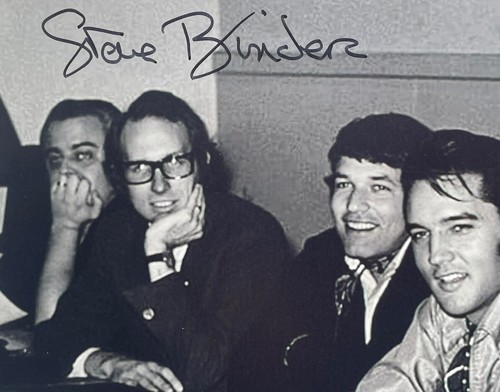 Steve Binder Authentic Hand Signed 8x10 Photo Producer Elvis Presley - Picture 2 of 2