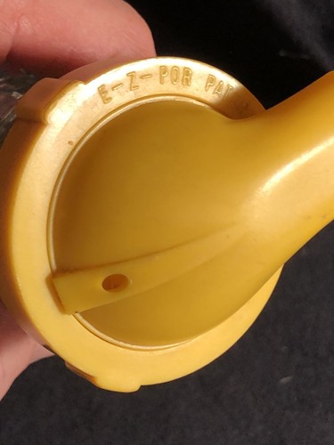 Vintage 1Qt Duraglass Glass Juice Bottle Carafe Pitcher w/ EZ POR Plastic Spout - Bild 6 von 9