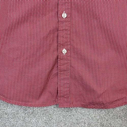 Franky Max Shirt Mens Extra Large Pink White Long Sleeve Button Front- 6524 - Picture 5 of 11