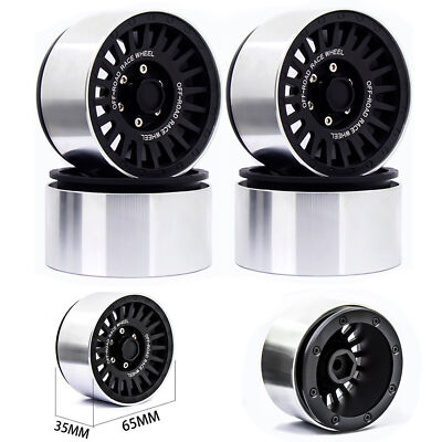 RC Car Off-road Wheel Beadlock Rims for Axial Wraith TRX-4 SCX10 RR10 2.2 inch