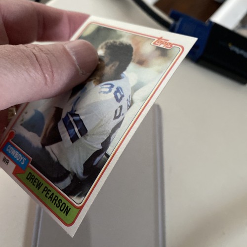 Drew Pearson - Dallas Cowboys / Tulsa - 1981 Topps #95 - Nicely Centered HOFer - Picture 12 of 14