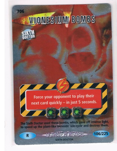 DOCTOR WHO BATTLE IN TIME - ULTIMATE MONSTER - RARE CARDS(YOU CHOOSE)-B-FREE P&P - Picture 9 of 21