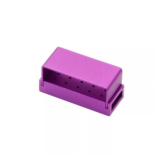 Dental 15-Hole Bur Block Holder RA Latch FG Bur With Cover Aluminum High/Low - Picture 10 of 28