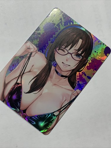 Mari Makinami Evangelion Model Sexy ACG Goddess Story Waifu Card Girl Holo Anime - Picture 3 of 7