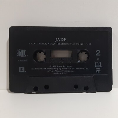 Vintage Jade Don't Walk Away Tape Cassette Single 1992 R&B