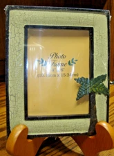 PHOTO FRAME "Safari Creative Designs" TROPICAL 4"x6" Picture~Free-Standing   Q12