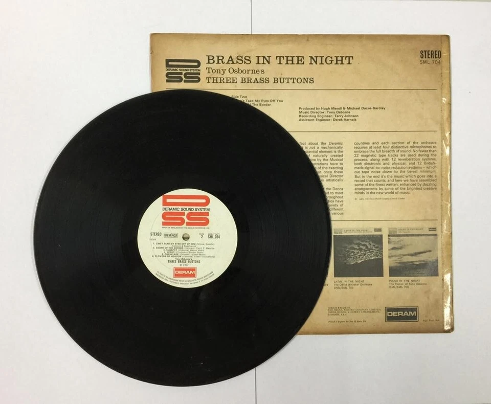 Mazuma *VM30 Vinyl Tony Osborne's 1967 Three Brass Buttons Brass In The Night - Image 3 of 3