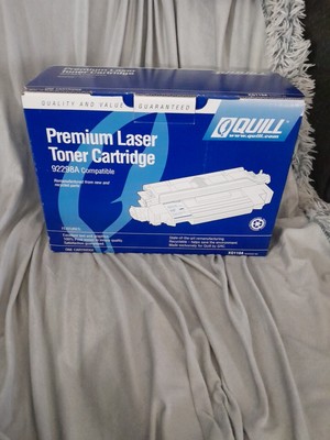 Quill 92298A Compatible  Reorder # XQ110A Laser Printer BLACK Toner See Photos 