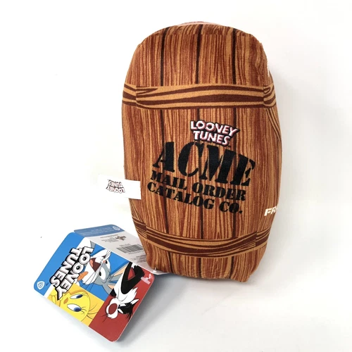 Looney Tunes ACME Mail Order Ship Box Crate Plush 7” Road Runner New