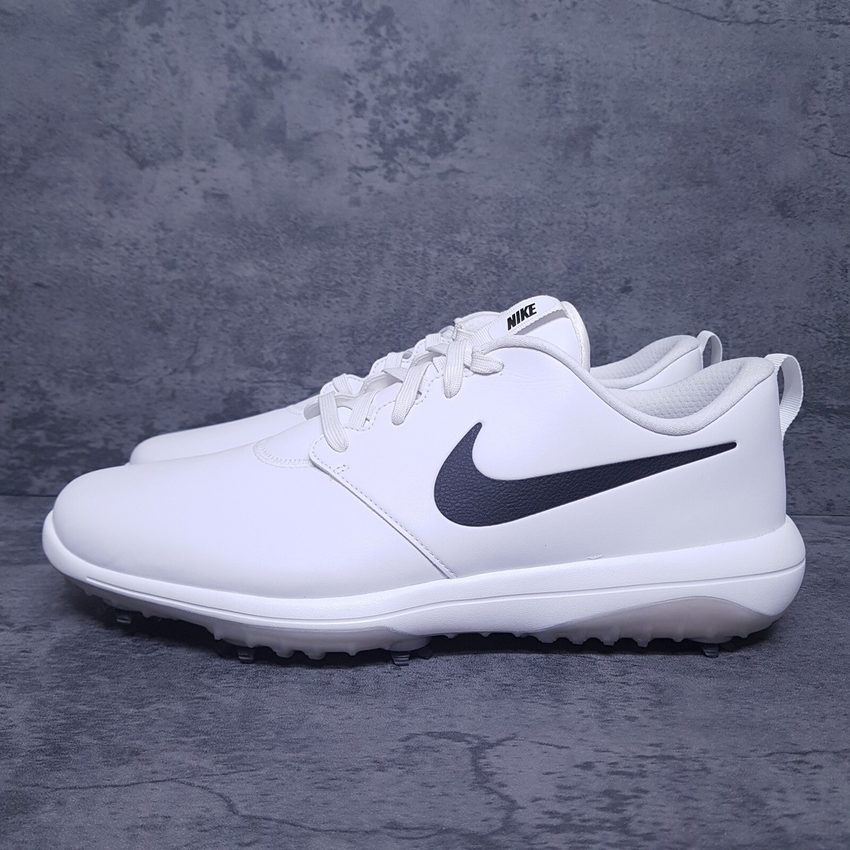 Nike Air Golf Shoes White Navy Leather Softspikes Mens Size 12 New Cleats Nike Men main image 2