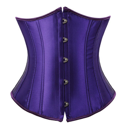 2024 Damen Gothic Sexy Satin Korsett Mode Accessoires für Damenbekleidung - Bild 20 von 49
