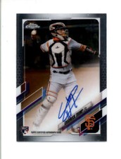 CHADWICK TROMP 2021 TOPPS CHROME ROOKIE ON CARD AUTOGRAPH AUTO RC BC8296