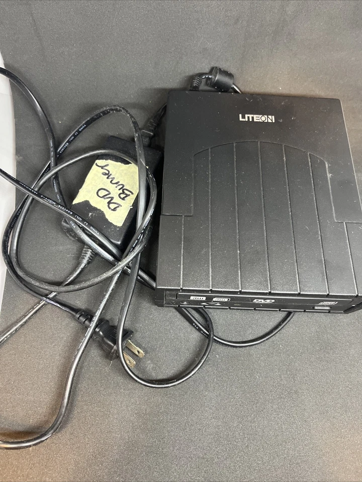 LiteOn DVD-R-RW DVD-RW External CD Drive SOHW-1693SX Rewriteable Burner - Image 2 of 4