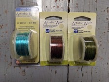 ARTISTIC Wire 22 AWG, Variety of Colors, New in Package