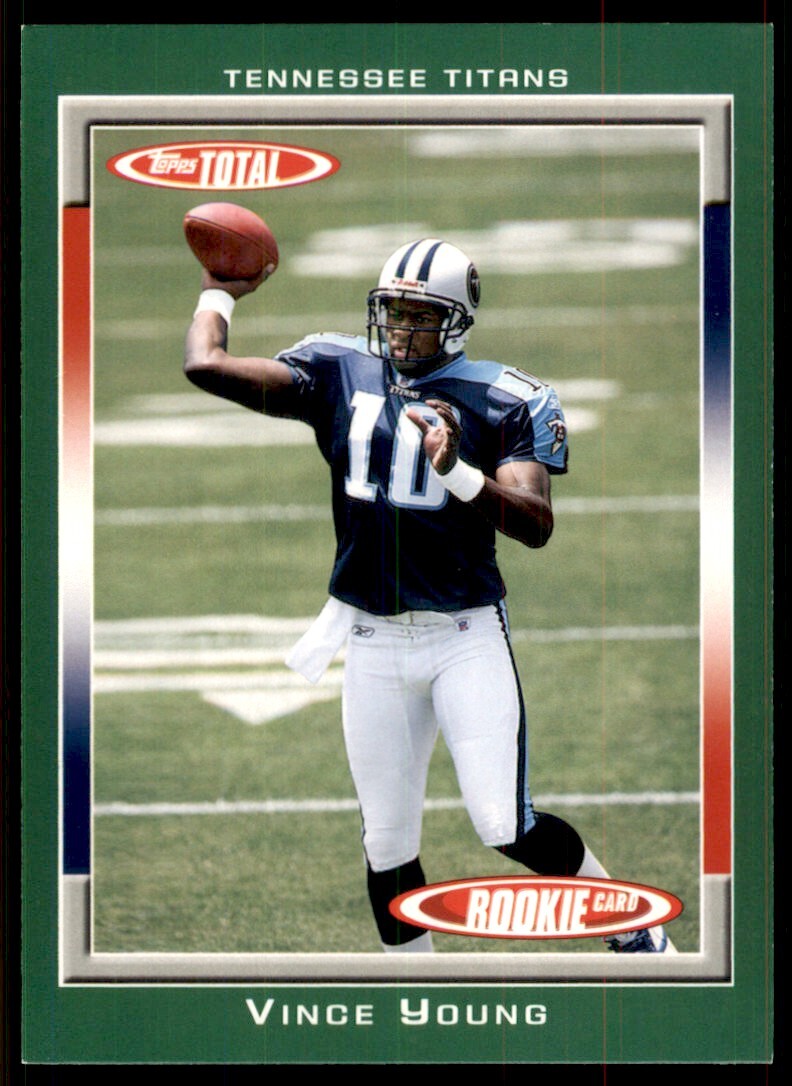 2006 Topps Total Vince Young Rookie Tennessee Titans #461 NFL