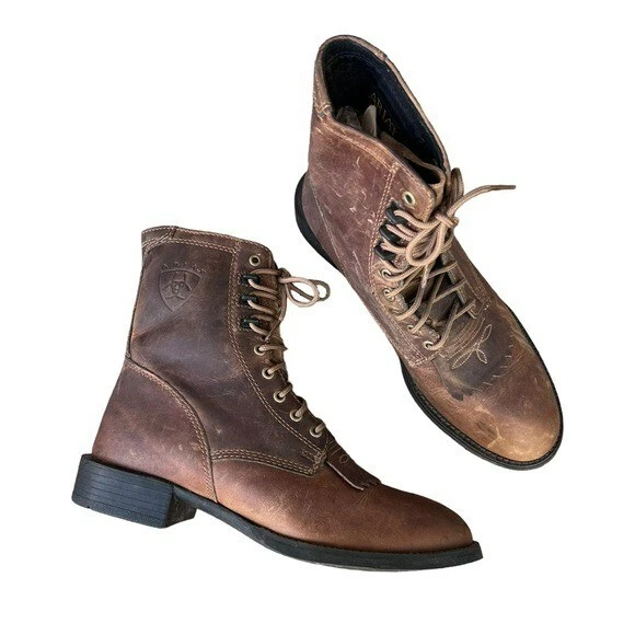 Ariat heritage shop lacer boots