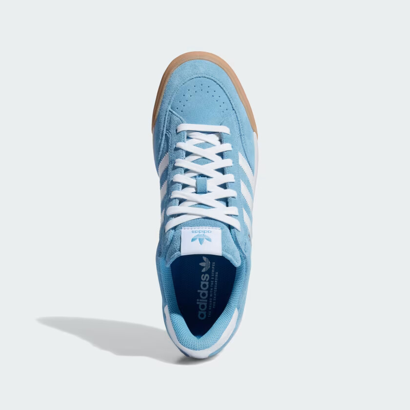 adidas mens Nora Shoes IF2068 Light Blue / Cloud White / Gum