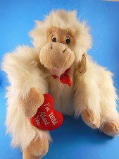 Vintage Russ White Gorilla Ape Monkey plush Caress Soft Pets 11" sitting MWT
