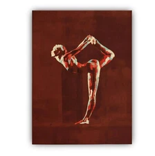 Dancer III Framed Canvas Stretched Ready to Hang 50x40 Home decor Gift.