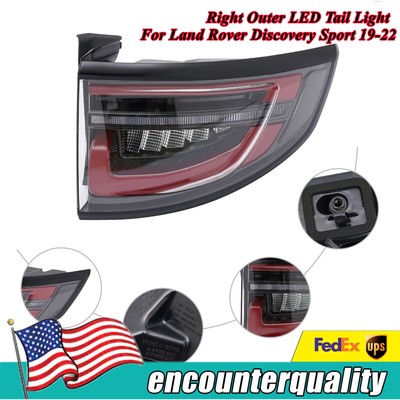 Right Outer LED Tail Light Brake Lamp For Land Rover Discovery Sport 2019-2022