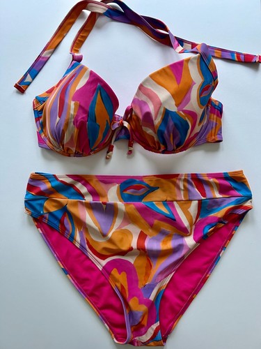 SIMPLY BE UNDERWIRED UK 18 / 38E FULLY LINED BIKINI
