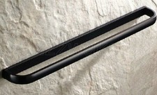 Oil Rubbed Bronze Wall Mounted Bathroom Single Towel Rail Holder Rack Bar zba192