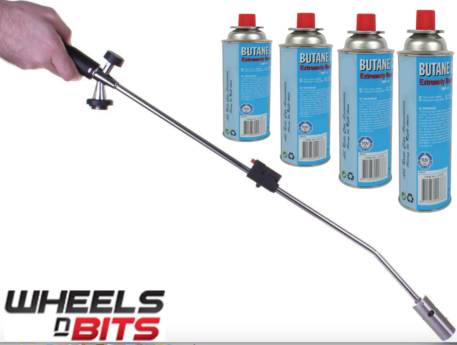 HANDY WEED PLANT BURNER KILLER TORCH GARDEN PATIO WAND BLOWTORCH GAS CANISTER eBay