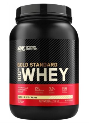Optimum Nutrition Gold Standard 100% Whey Protein 2lbs - French Vanilla Cream