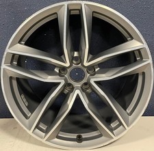 AUDI A7 A8 S7 16-18 20x9 5 DOUBLE SPOKE MACHINED GRAY 58981A