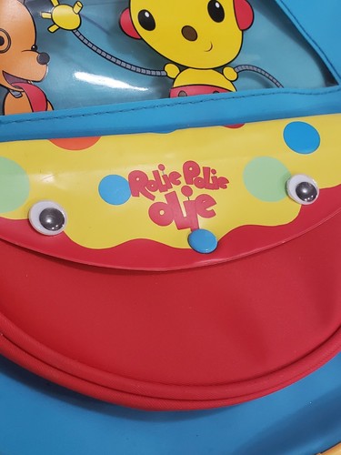 RARE VINTAGE Rolie Polie Olie Disney Backpack Bag Round Made By Pyramid - Picture 2 of 11