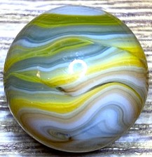 DAS/JABO BEAUTIFUL FLAMEY WAVY COLORS SWIRLED SHOOTER SIZE .72" BOX03/195