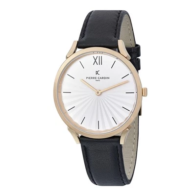 Pierre Cardin Pigalle Plissée Schwarz Unisex Armbanduhr CPI.2003 - Bild 1 von 4