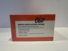 NEW SEALED CIZ Bikini Exfoliating Scrub 100 Natural Formula 8.81 oz EXP 04/2026