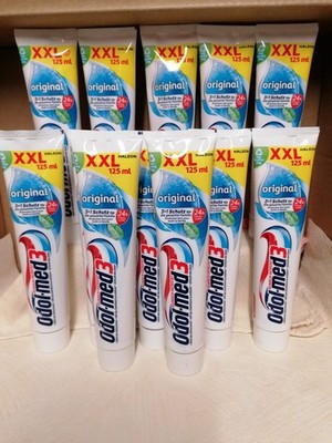 12x Odol-med3 Zahnpasta Minze, Original XXL 125ml