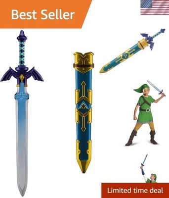 Perfect for Play: Legend of Zelda Link Sword & Sheath - 26 Inches, Lightweight