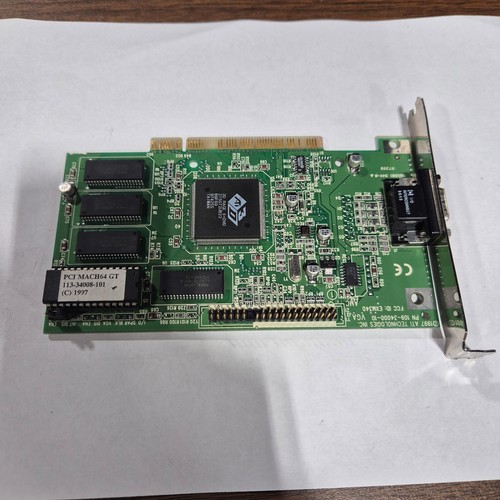ATI PCI MACH64 GT 3D Rage II 2MB PCI VGA Video Card Great Condition - Picture 3 of 6