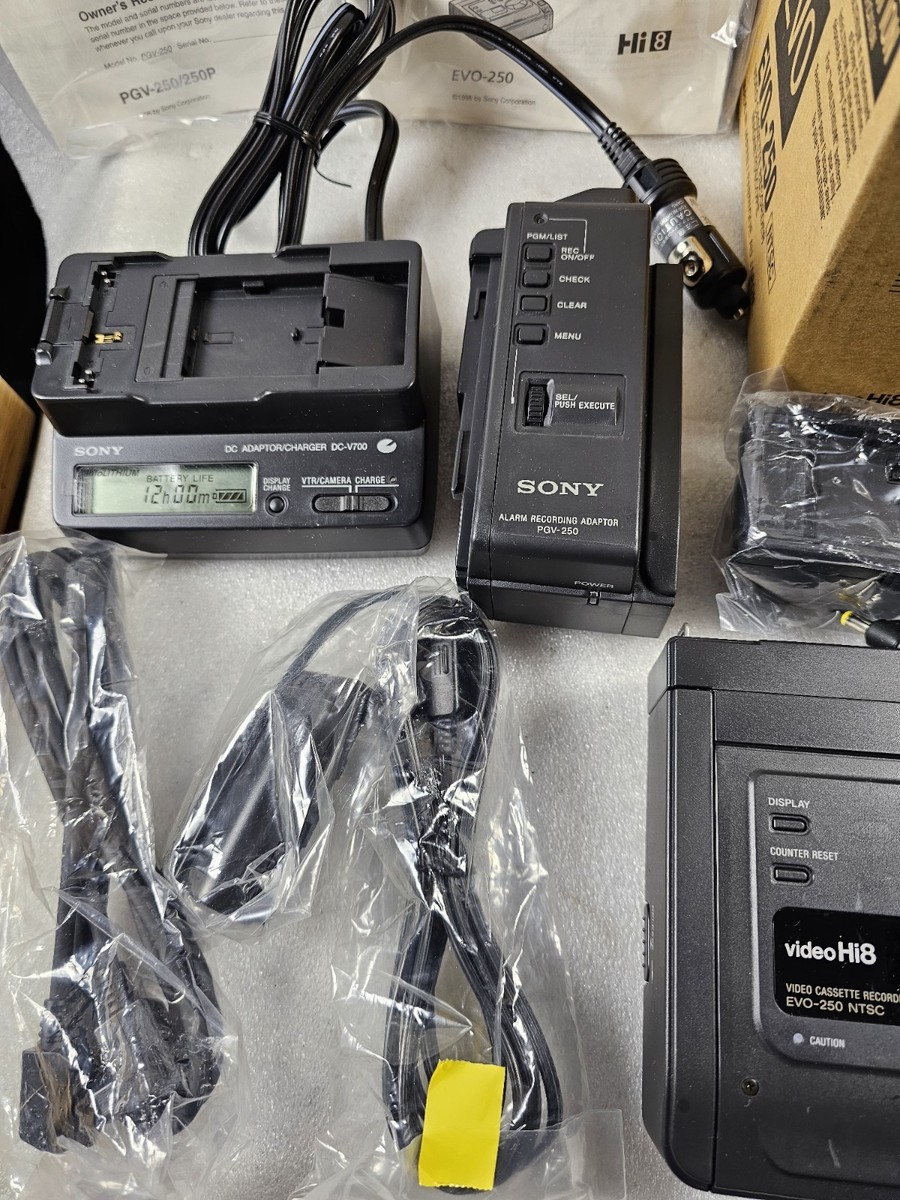 VERY RARE! Sony EVO-250 Analog NTSC Hi8 Video8 8mm Player