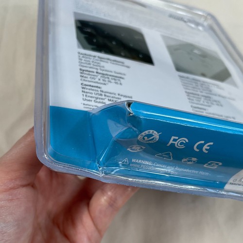 Targus Wireless Numeric Keypad Ergonomic Portable USB Connection Model AKP11A - Picture 9 of 22