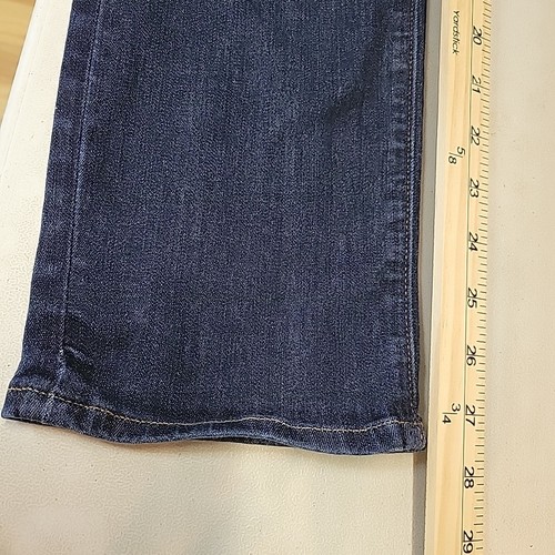 J. Crew Flex Skinny Mens Jeans Measures Size 35x27.5 Straight Stretchy Dark Blue - Picture 10 of 11