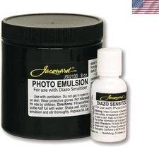 8 oz Light Sensitive Photo Emulsion & Diazo for Stunning Silk Screen Prints