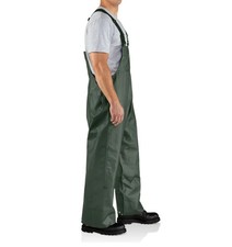 Carhartt Surrey PVC Bib Overalls Mens M Green Waterproof Fishing 100101300 NWT