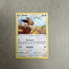 Pokémon Eevee TCG Evolving Skies Card 125/203 Regular Common