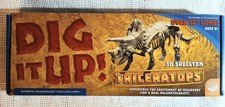 MindWare Dig It Up Excavate A Triceratops 3D Skeleton, Comes With Tools; New