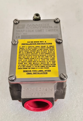 NAMCO CONTROLS Snap-Lock Limit Switch EA180-11303 EA 180 11303 NEW - Picture 2 of 8