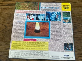 LaserActive -Triad Stone- Mega LD Laserdisc SEGA 1994 Laser Pioneer Japan Import