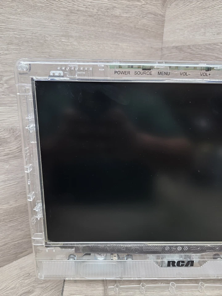 RCA J15SE820 15" Clear See Through Prison TV Jail No Remote Gaming TV Tested!! - Image 3 of 4