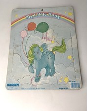 Vintage My Little Pony Tray Puzzle 1983 Hasbro WARREN No. 5720